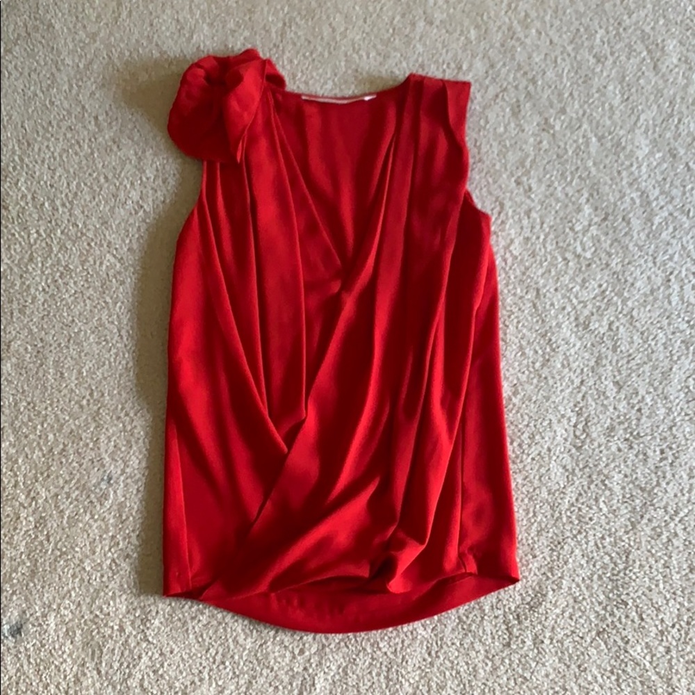 Red Rachel Roy tank size xs